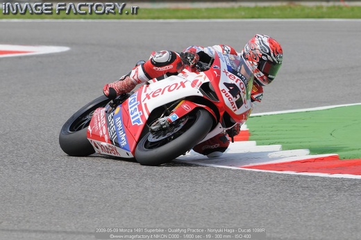 2009-05-09 Monza 1491 Superbike - Qualifyng Practice - Noriyuki Haga - Ducati 1098R